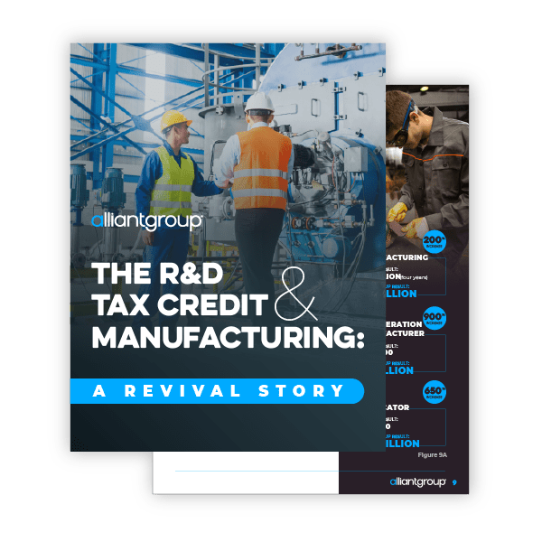 The R&D Tax Credit & Manufacturing: A Revival Story​