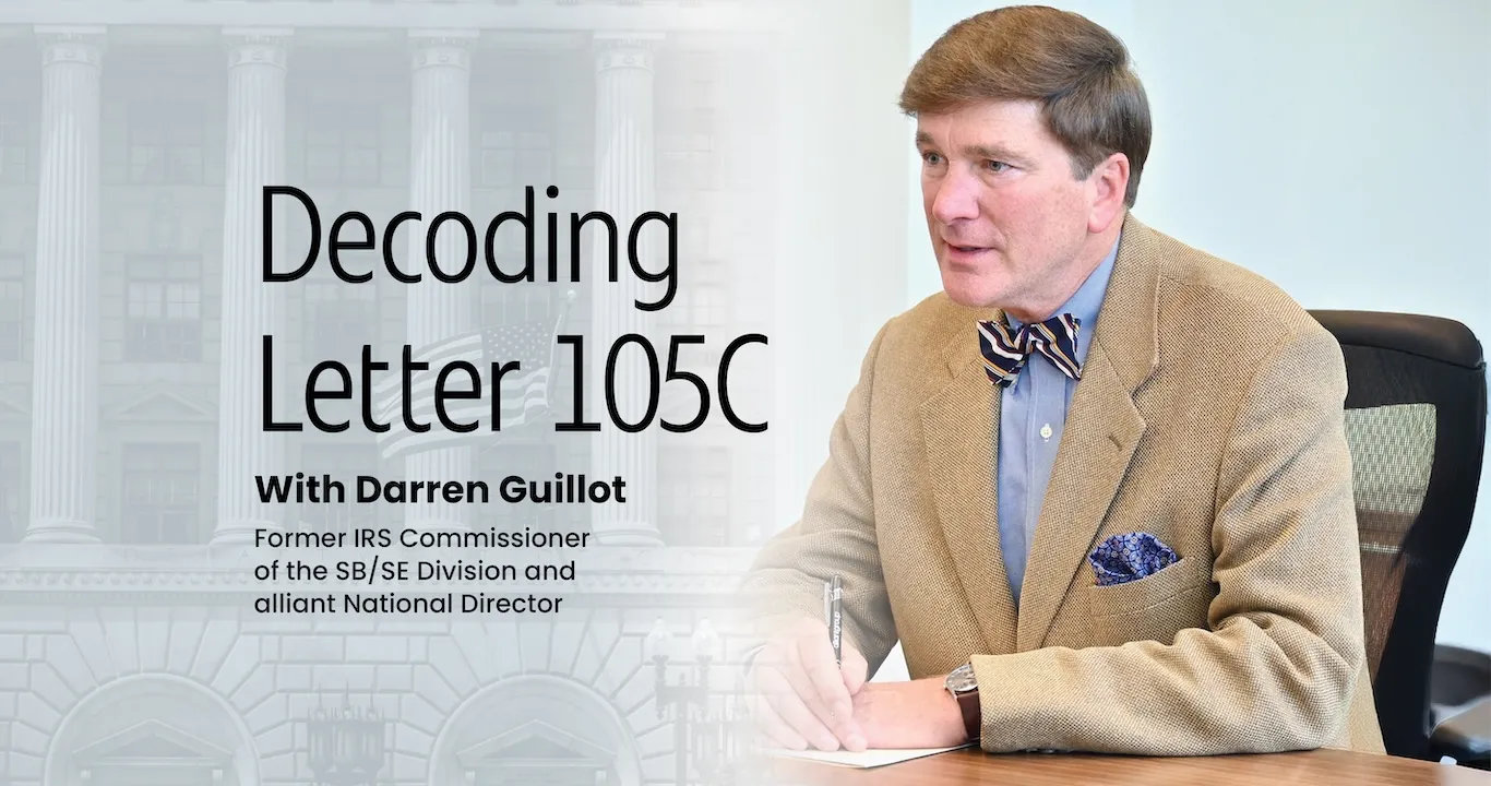 Darren Guillot Responds to IRS Issuing Tens of Thousands of Credit Disallowances